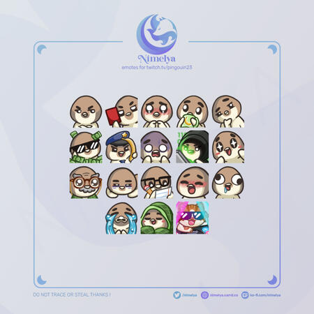 Emotes pour Pingouin23