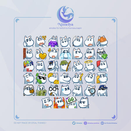 Emotes pour monsieursapin